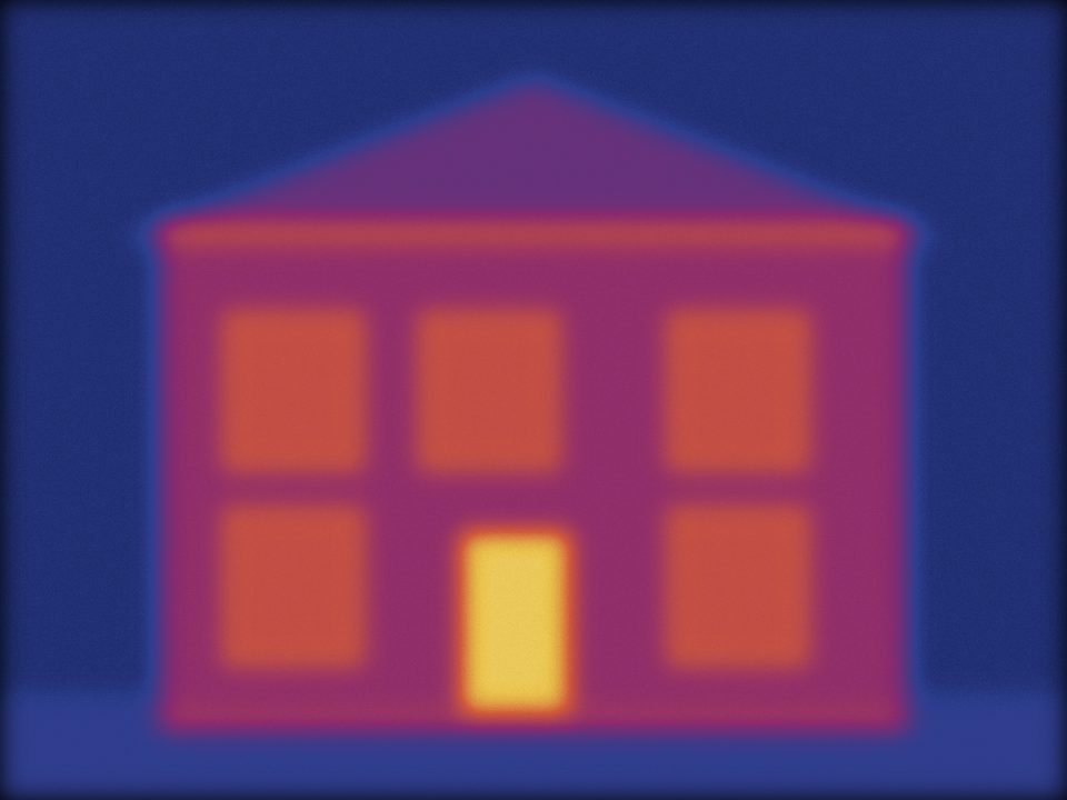 Illustration : thermogramme d’une façade
